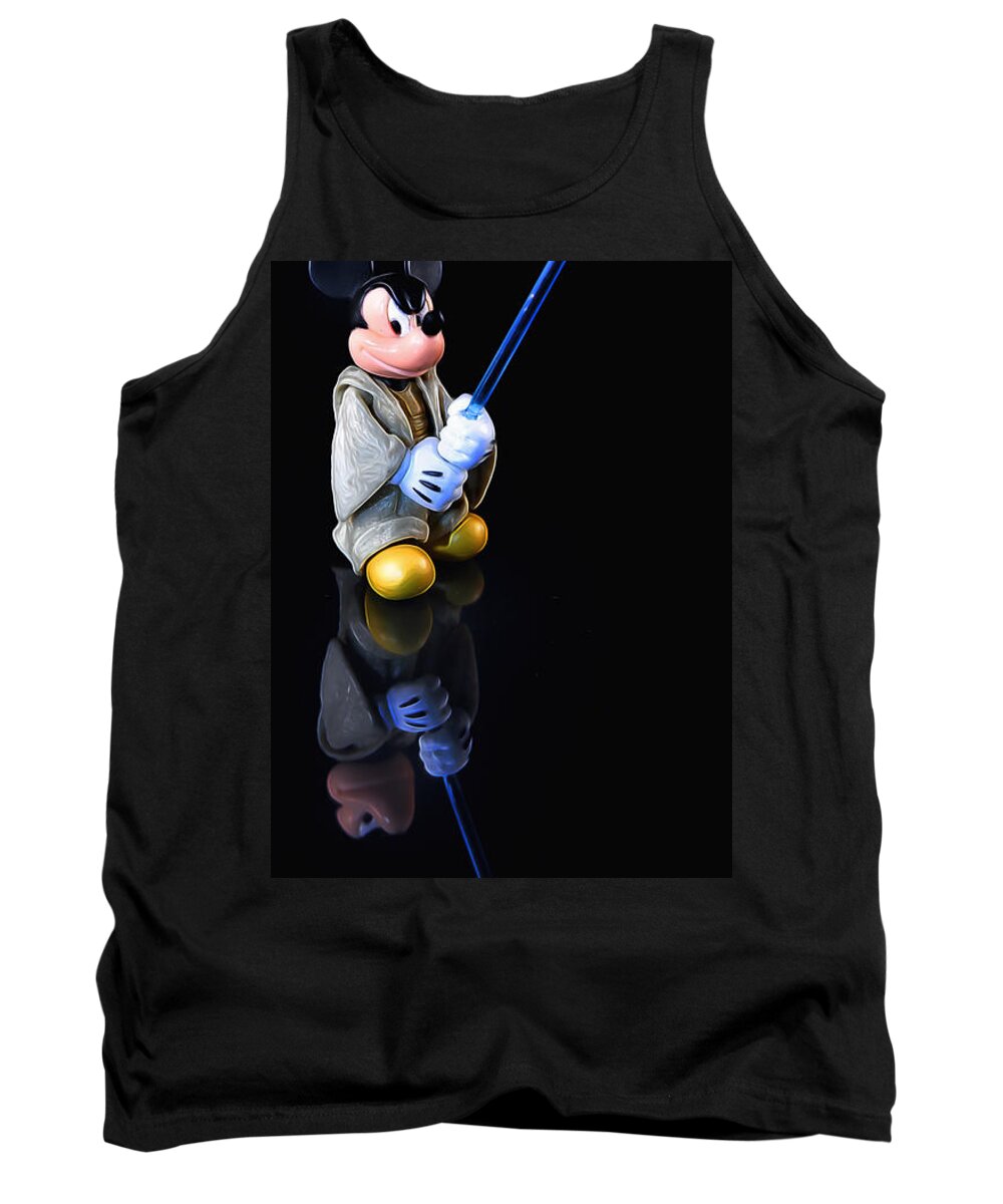 Toy Tank Top featuring the photograph Star Wars Mickey Mouse by Bill and Linda Tiepelman