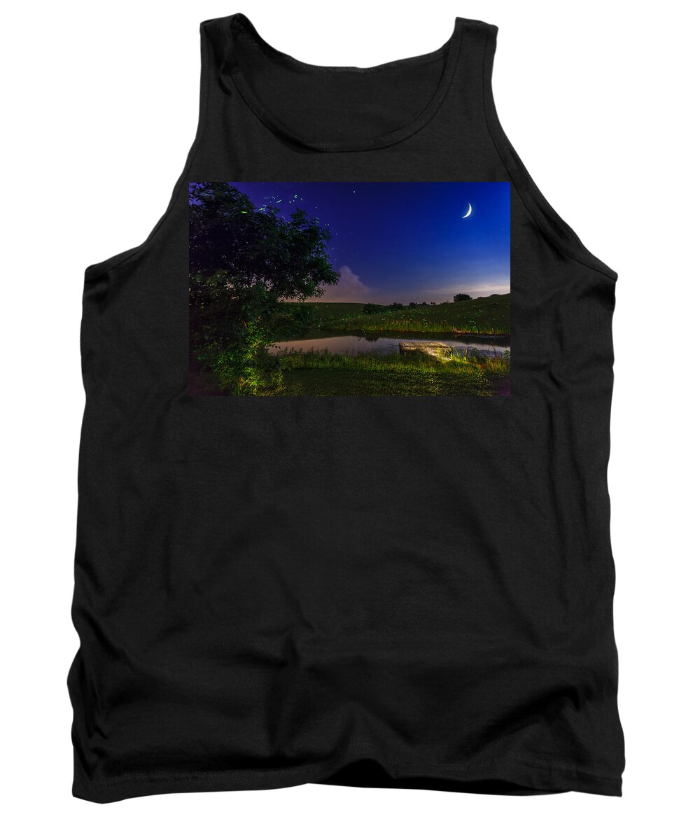Bluegrass Tank Top featuring the photograph Strangers in the night by Alexey Stiop