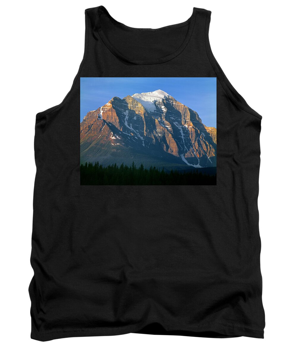 Sunrise Tank Top featuring the photograph 1M3518-Sunrise on Mt. Temple by Ed Cooper Photography