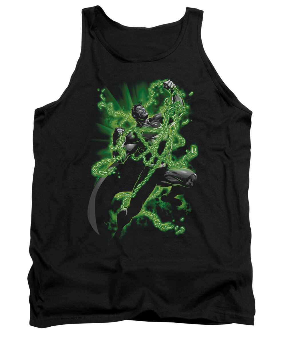  Tank Top featuring the digital art Superman - Kryptonite Chains by Brand A