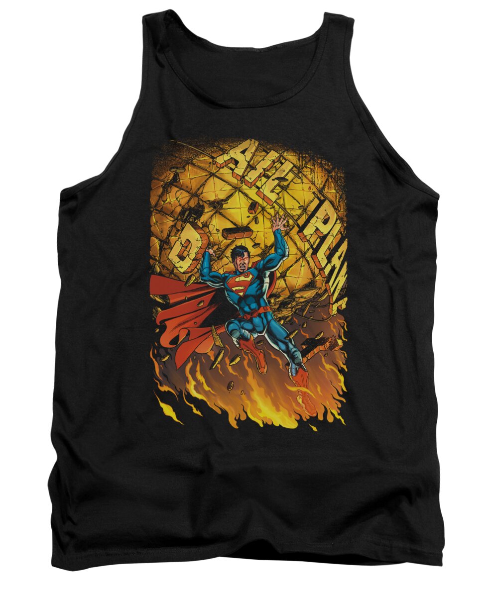Superman Tank Top featuring the digital art Superman - Superman #1 by Brand A