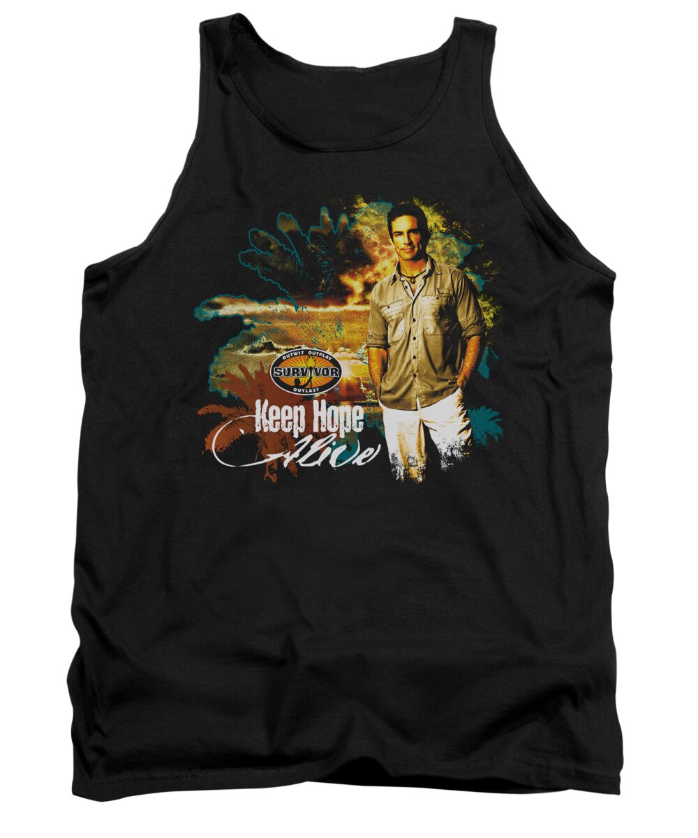  Tank Top featuring the digital art Survivor - Keep Hope Alive by Brand A