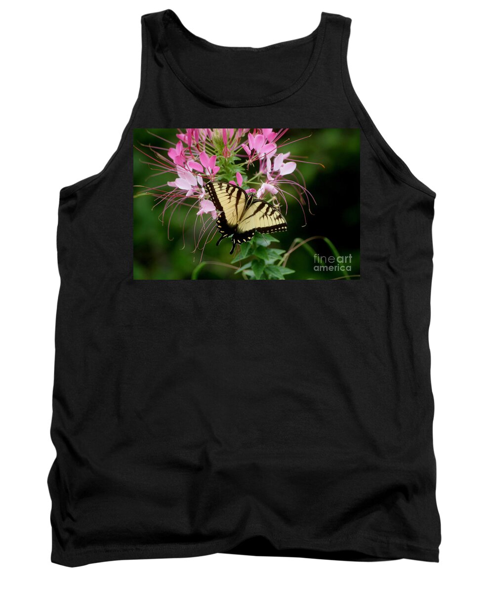 Butterfly Tank Top featuring the photograph Sweet Swallowtail by Living Color Photography Lorraine Lynch