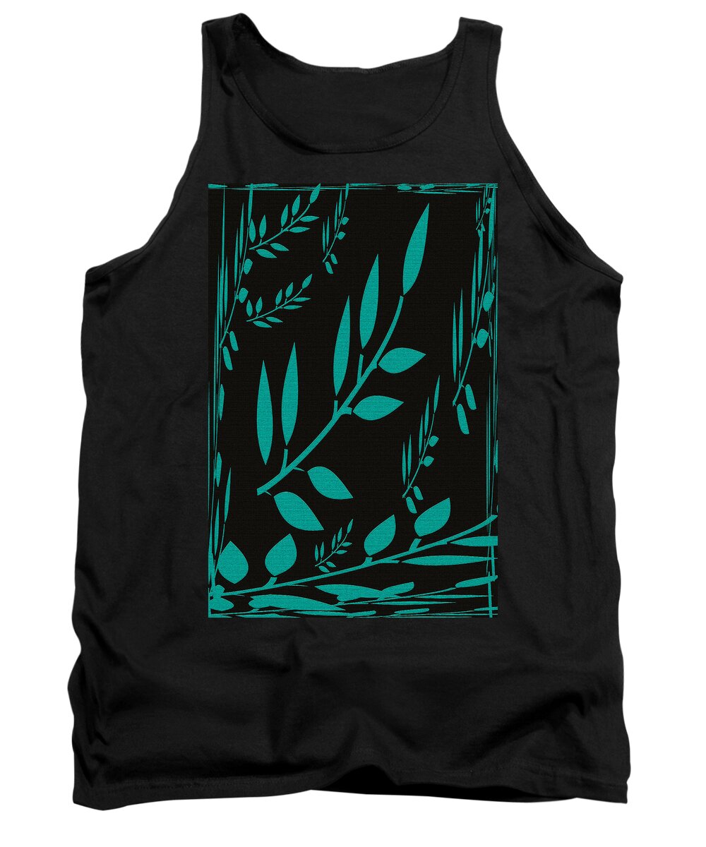 Abstract Tank Top featuring the photograph Teal Treasure by Aimee L Maher ALM GALLERY