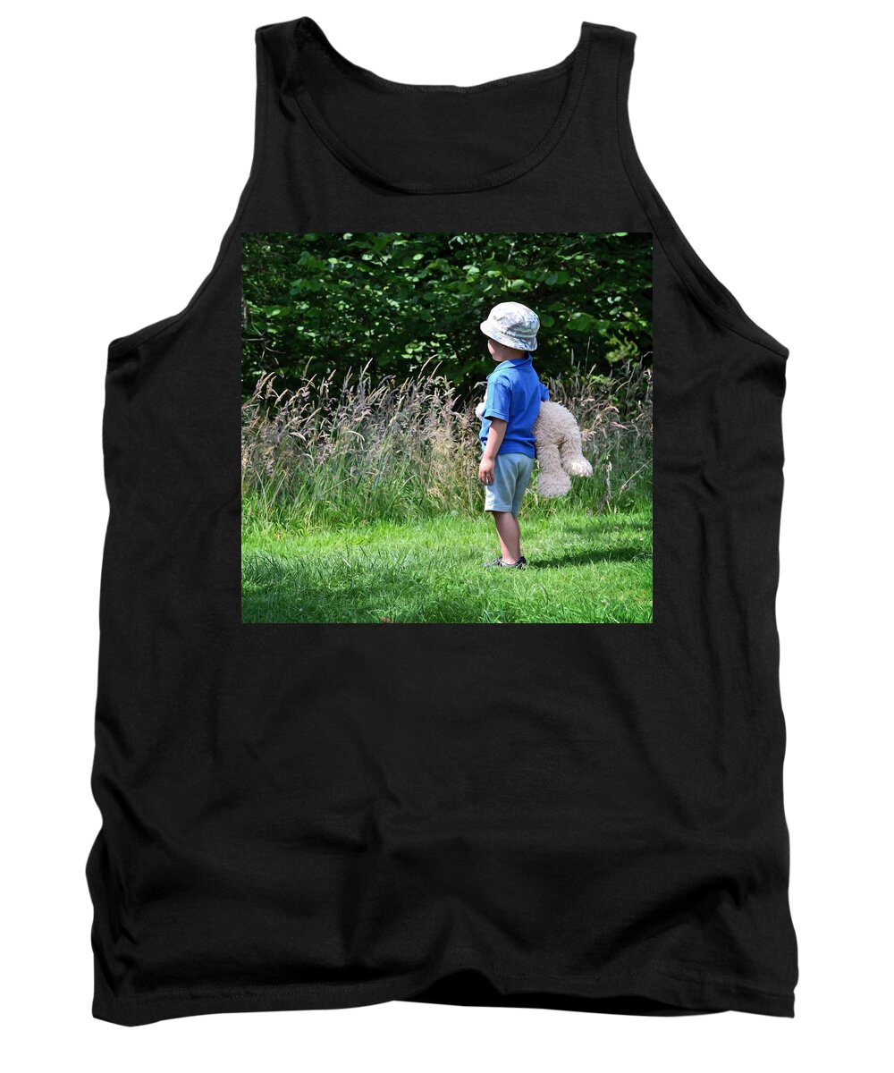 Nature Walk Tank Top featuring the photograph Teddy Bear Walk by Keith Armstrong