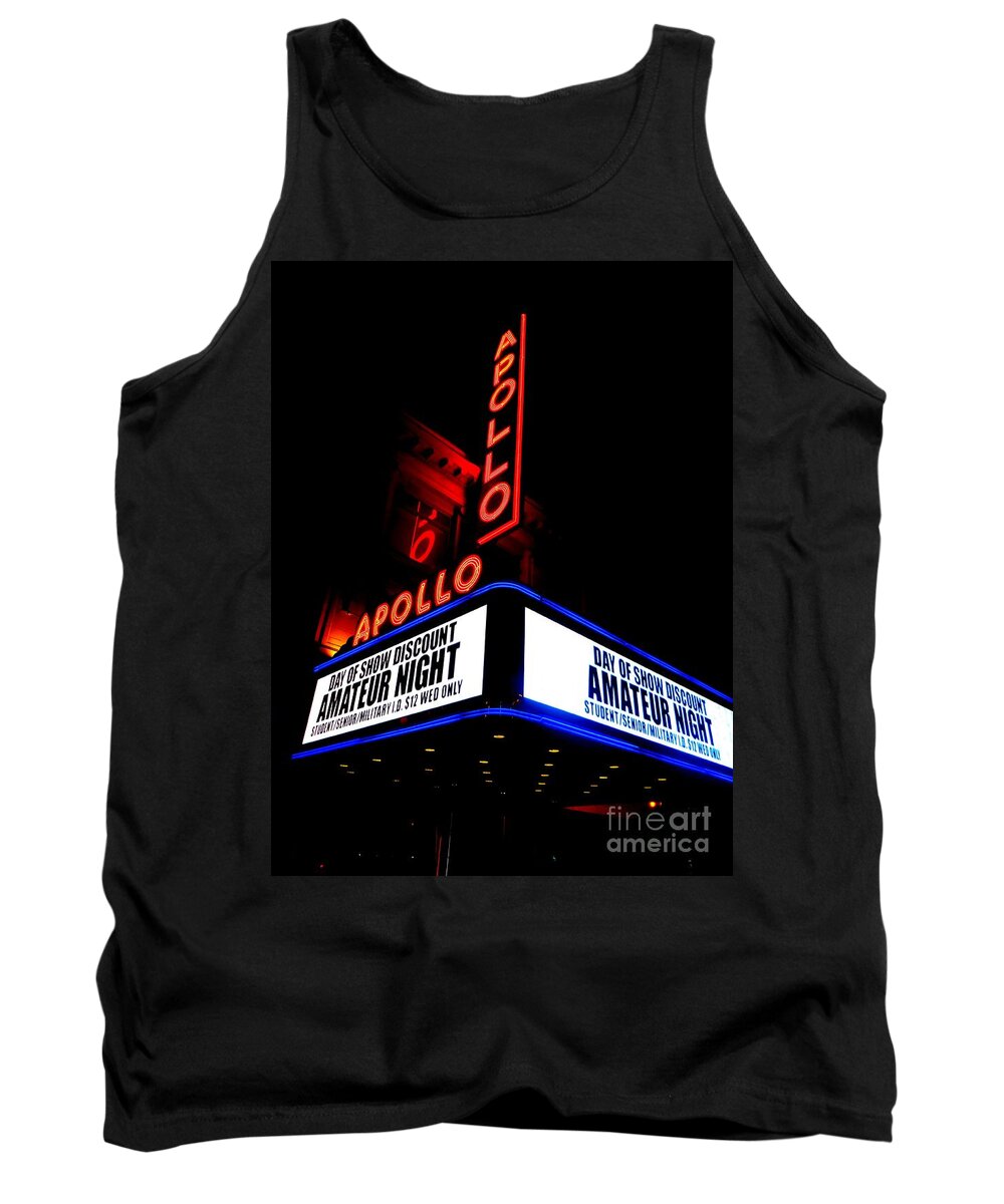 Nyc Tank Top featuring the photograph The Apollo Theater by Ed Weidman