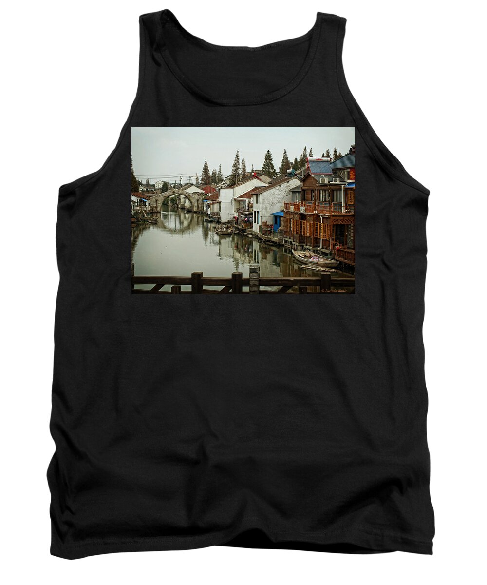 Travel Tank Top featuring the photograph The Asian Venice by Lucinda Walter