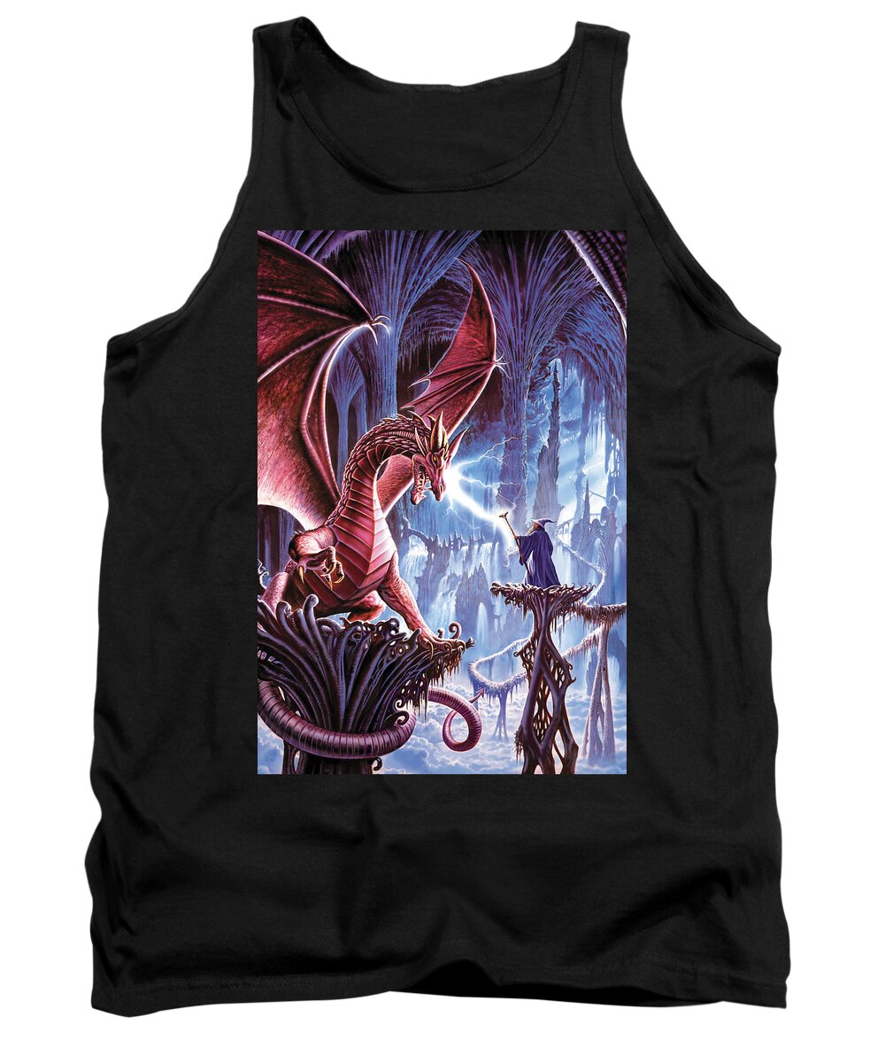 Steve Crisp Tank Top featuring the photograph The dragons lair by MGL Meiklejohn Graphics Licensing