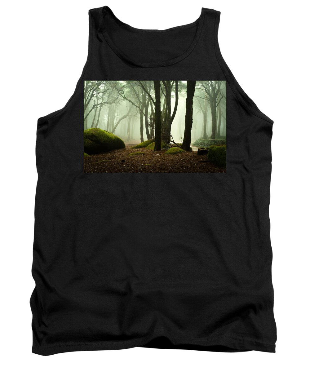 Nature Tank Top featuring the photograph The elf world by Jorge Maia