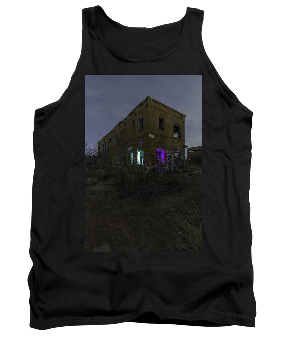 Abandoned Building Tank Top featuring the photograph The Entity by Jonathan Davison