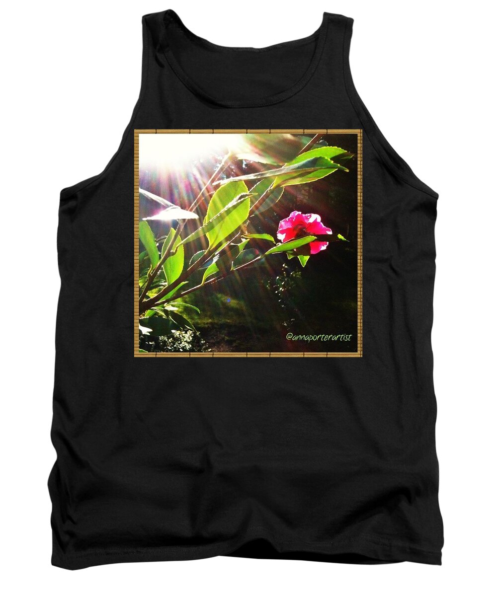 Instanaturelover Tank Top featuring the photograph The Gift Of Sunshine #sun #flare by Anna Porter