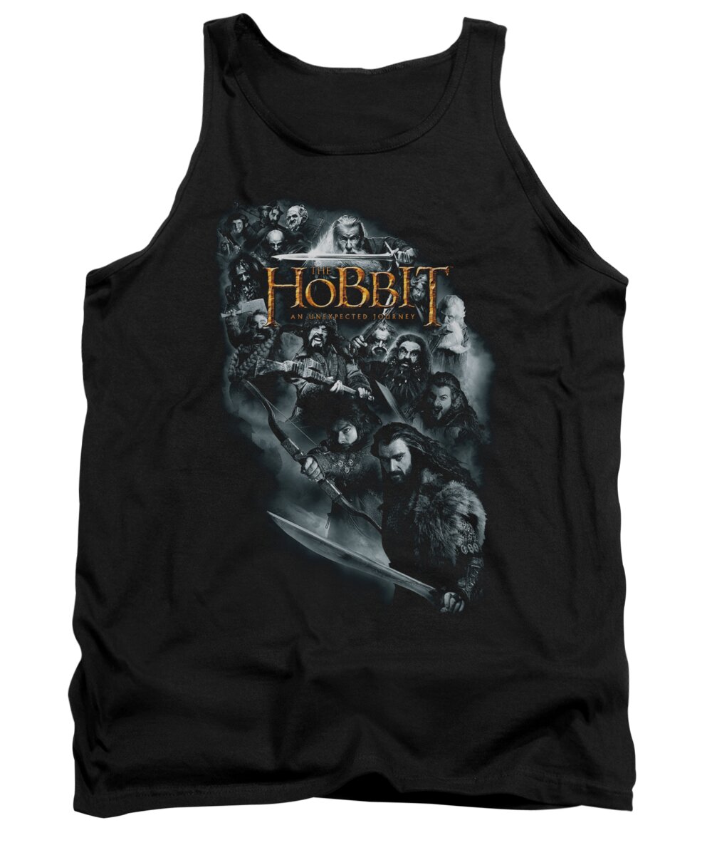  Tank Top featuring the digital art The Hobbit - Cast Of Characters by Brand A