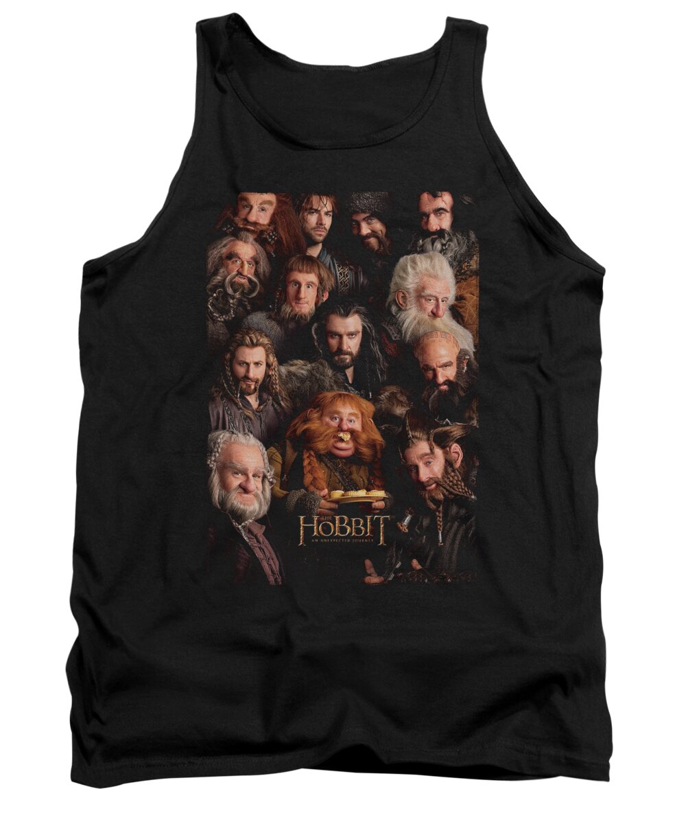 The Hobbit Tank Top featuring the digital art The Hobbit - Dwarves Poster by Brand A