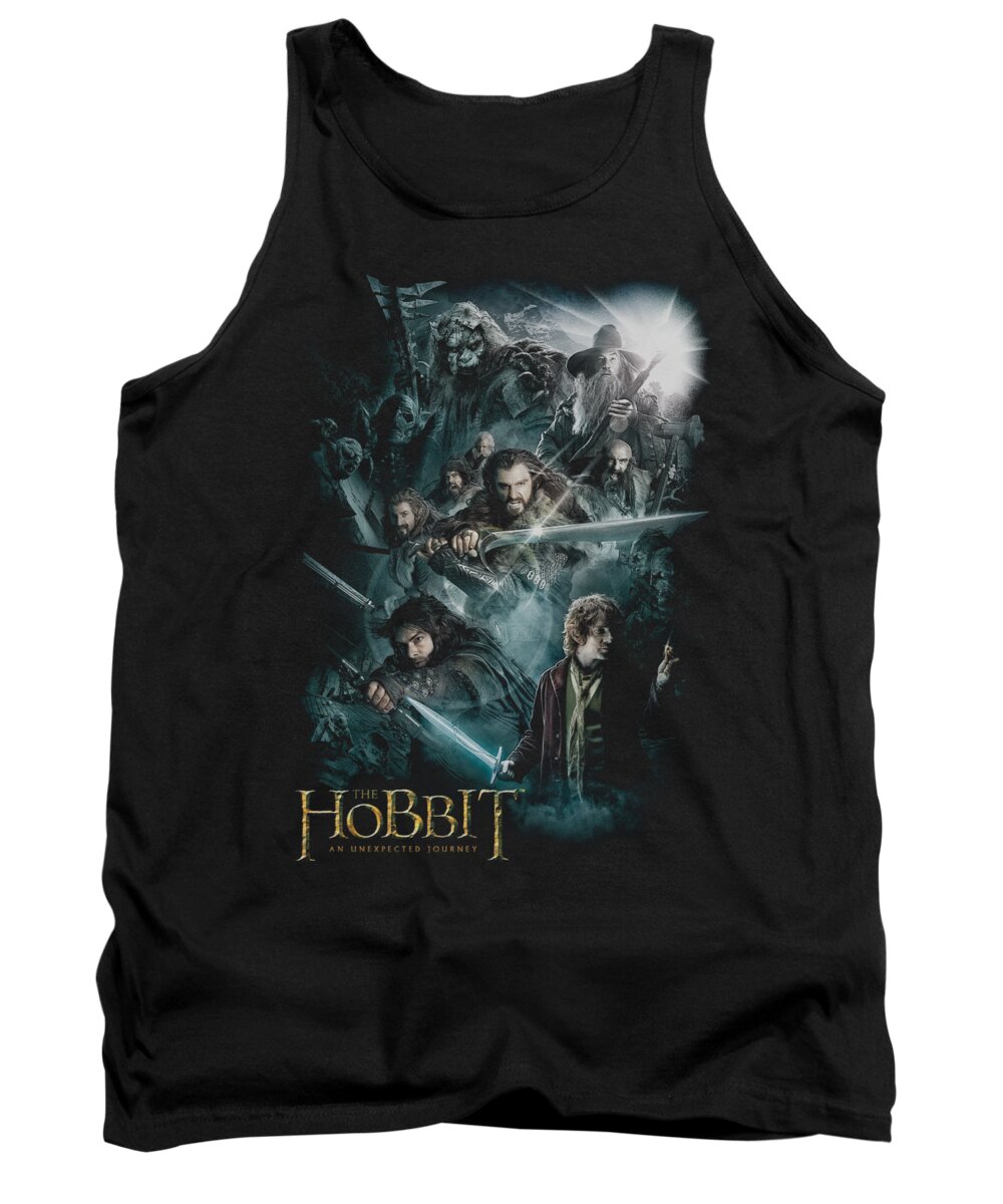 The Hobbit Tank Top featuring the digital art The Hobbit - Epic Adventure by Brand A