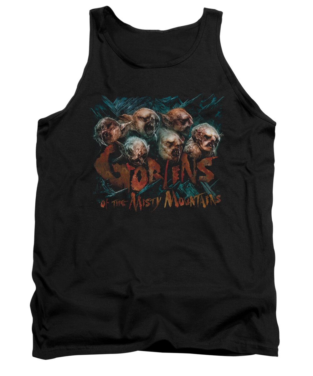The Hobbit Tank Top featuring the digital art The Hobbit - Misty Goblins by Brand A