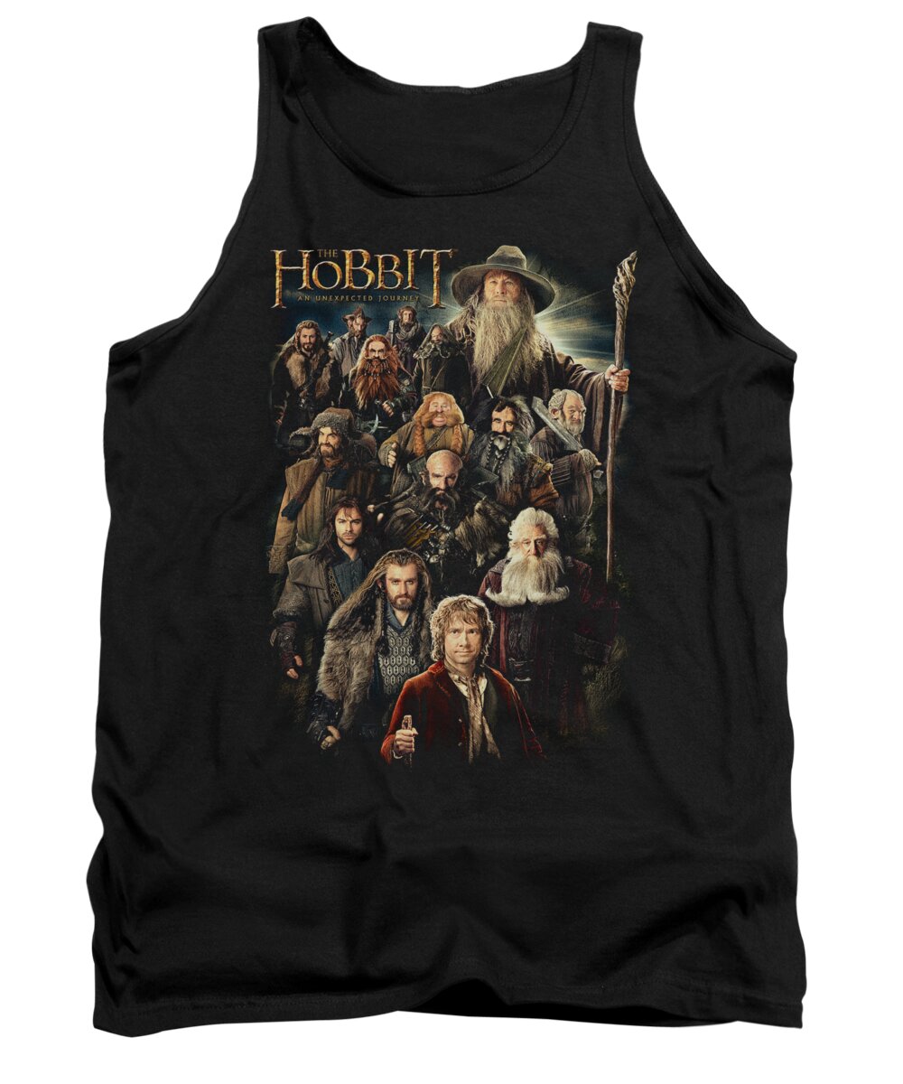  Tank Top featuring the digital art The Hobbit - Somber Company by Brand A