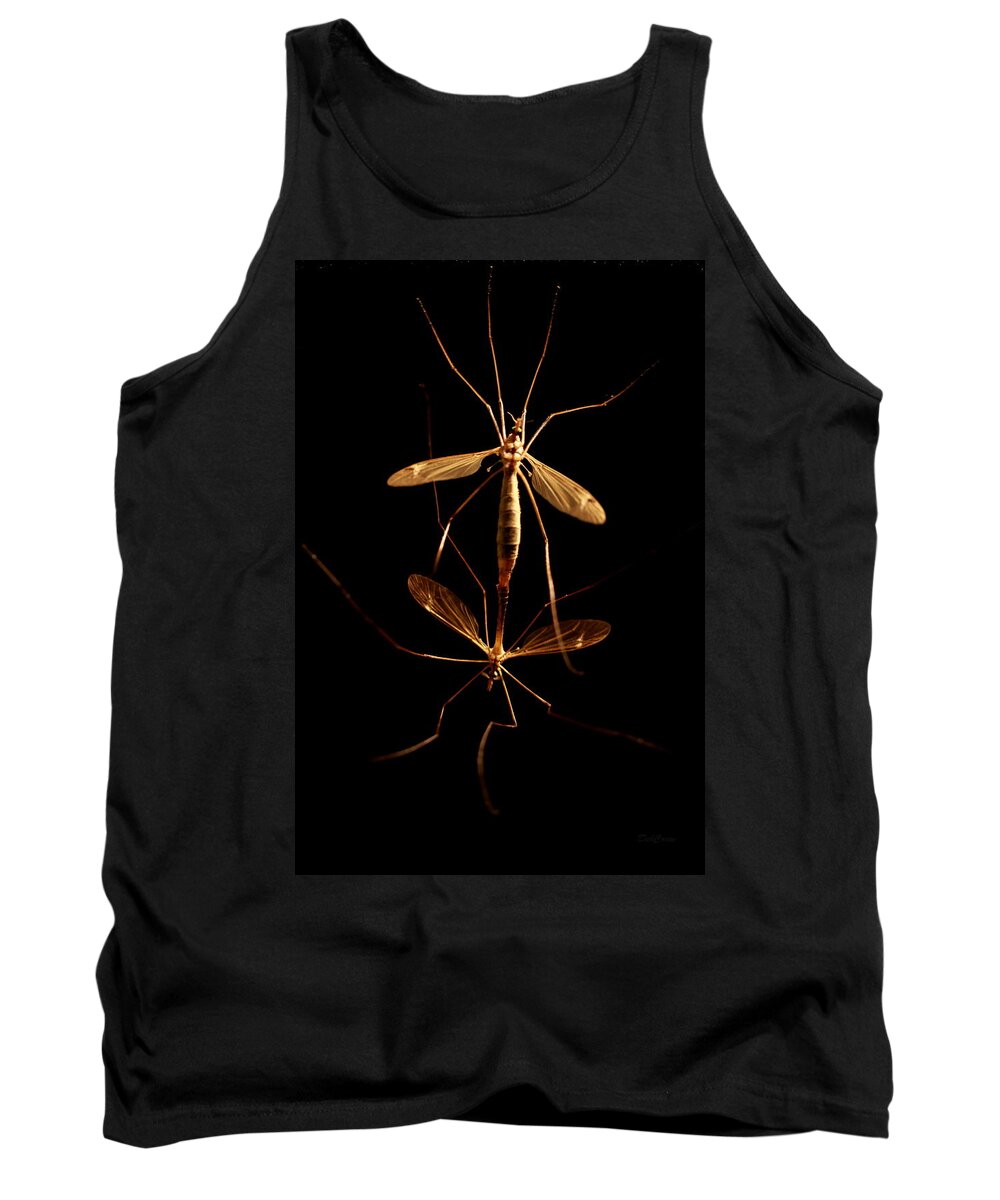 Mosquito Tank Top featuring the photograph The Hook Up by Deborah Crew-Johnson