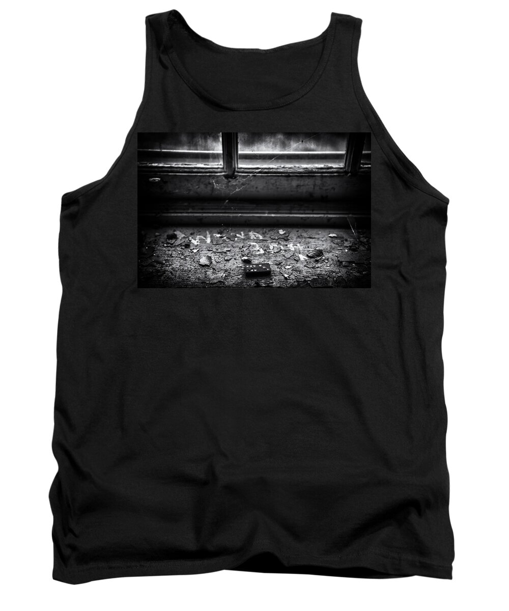 Black And White Tank Top featuring the photograph The last game by Rob Dietrich