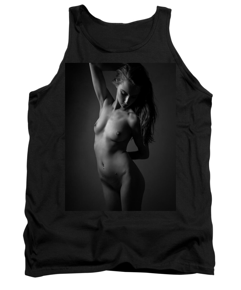 Blue Muse Fine Art Tank Top featuring the photograph The Lonely Street Of Dreams - crop2 by Blue Muse Fine Art