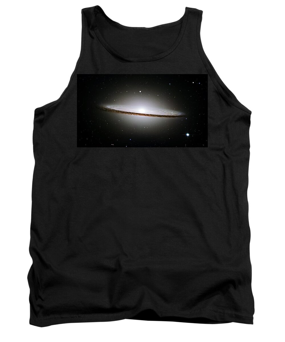 M104 Tank Top featuring the photograph The Majestic Sombrero Galaxy by Ricky Barnard