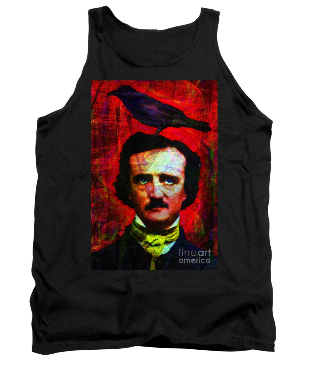 Celebrity Tank Top featuring the photograph The Raven 20140118 by Wingsdomain Art and Photography