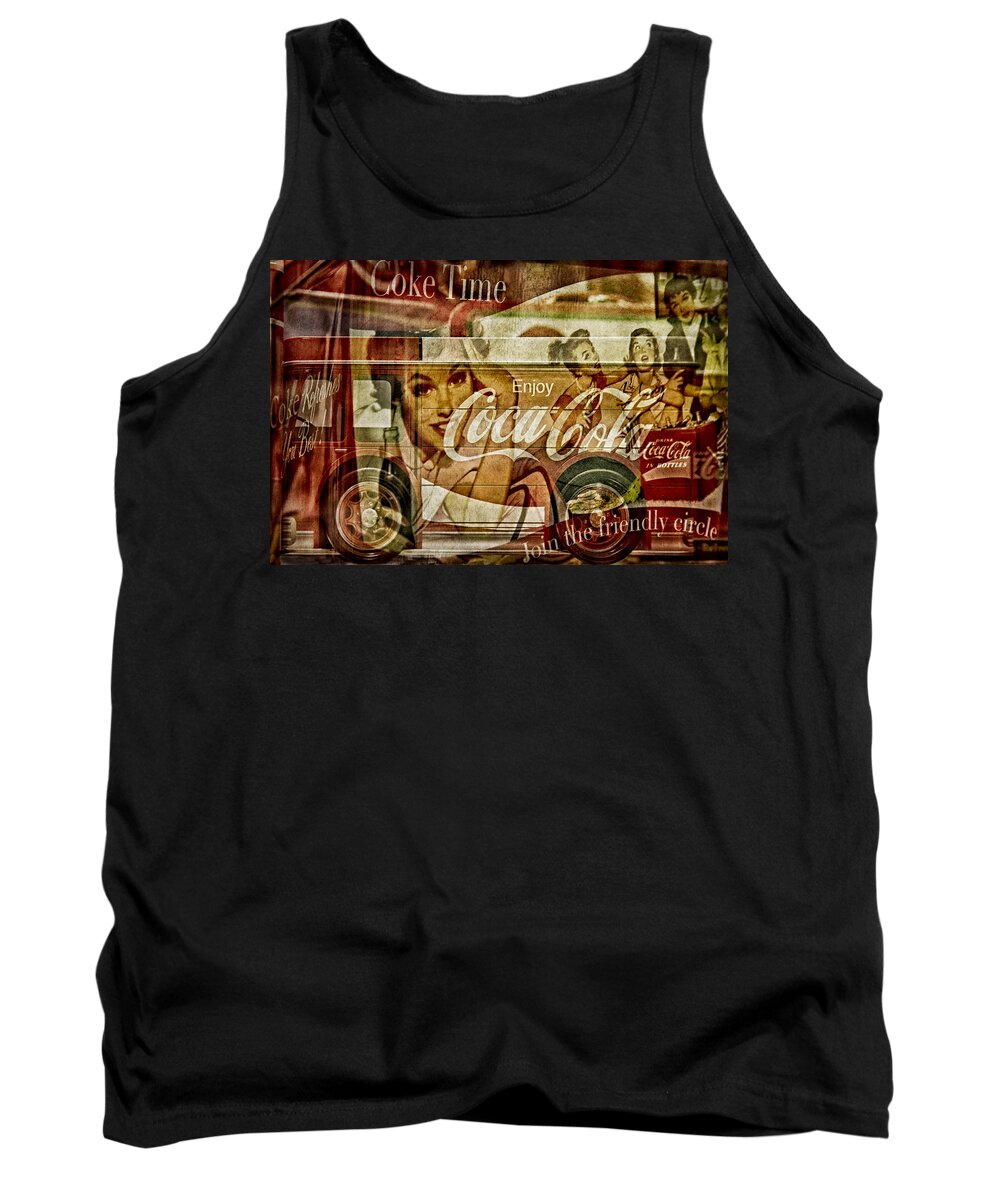 Coca Cola Tank Top featuring the photograph The Real Thing by Susan Candelario