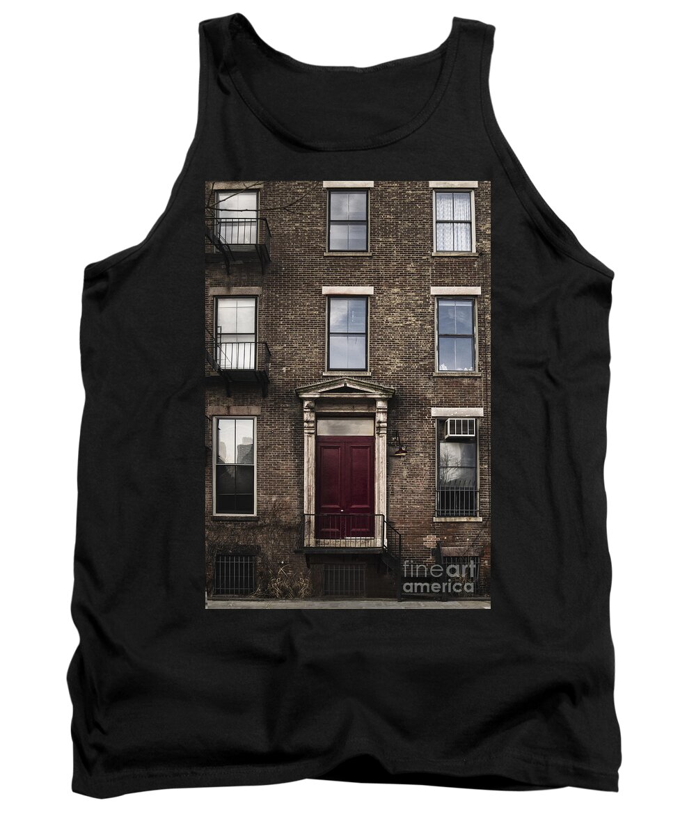 Building Tank Top featuring the photograph The Red Door by Margie Hurwich