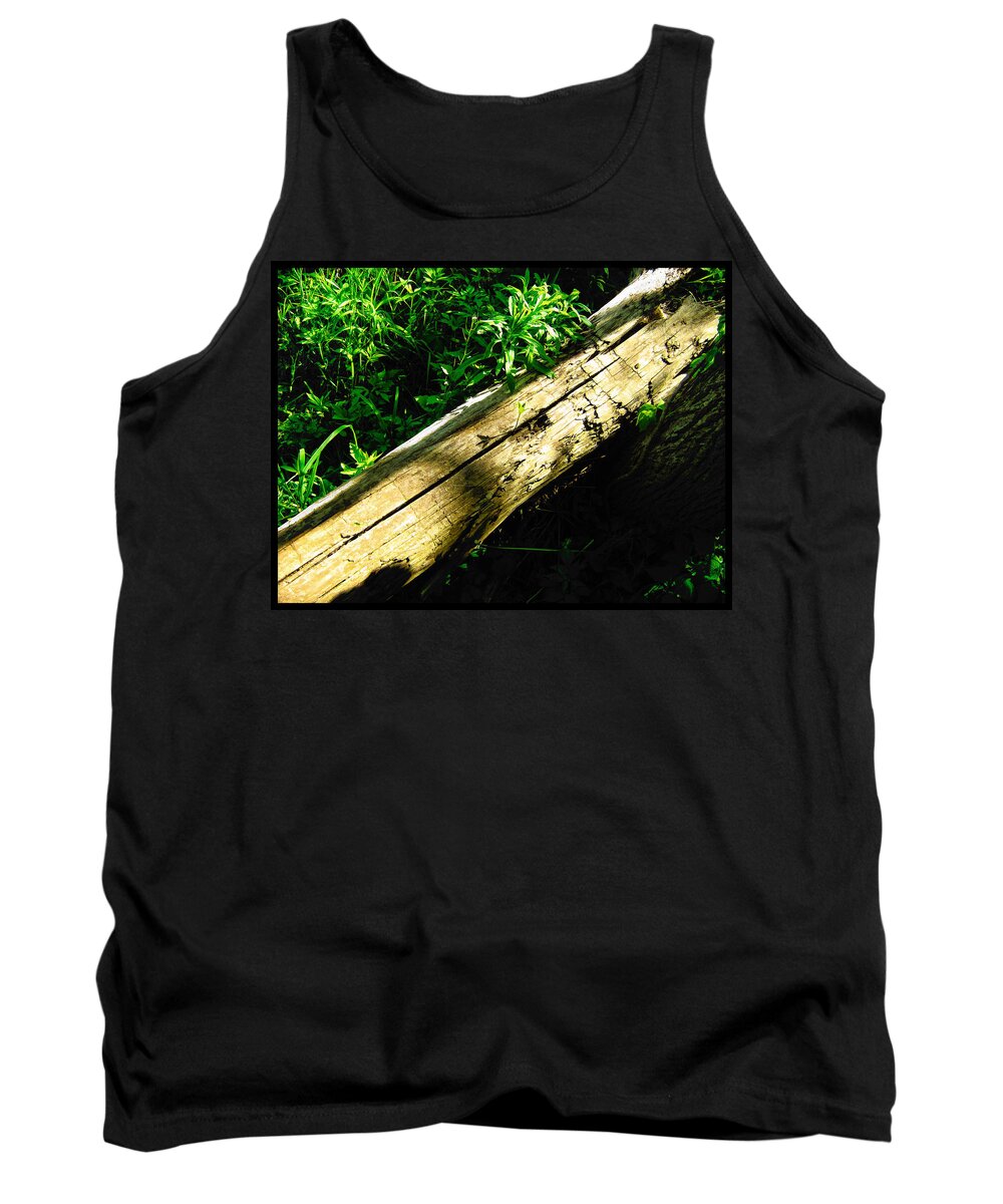 Shawn Tank Top featuring the mixed media The Sapling by Shawn Dall