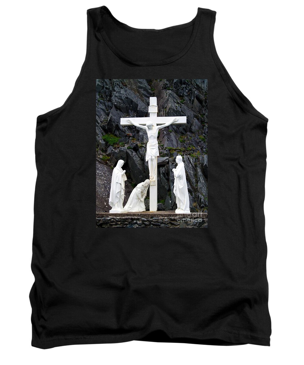 Fine Art Photography Tank Top featuring the photograph The Savior by Patricia Griffin Brett
