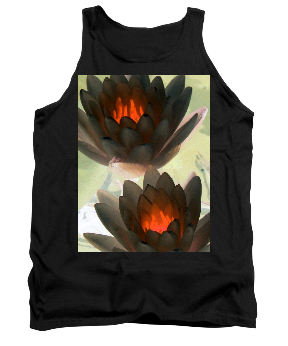 Water Lilies Tank Top featuring the photograph The Water Lilies Collection - PhotoPower 1042 by Pamela Critchlow