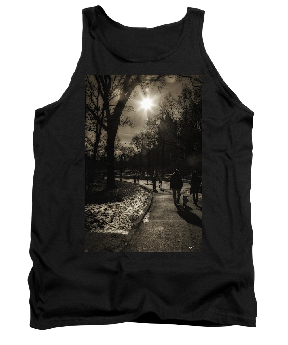 Park Tank Top featuring the photograph They Come to Central Park by Madeline Ellis