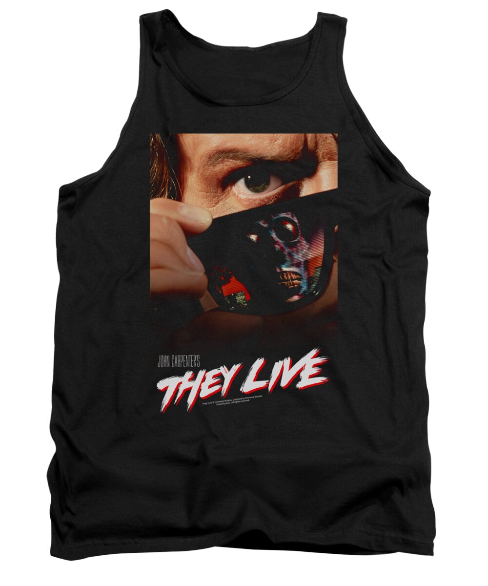 They Live Tank Top featuring the digital art They Live - Poster by Brand A