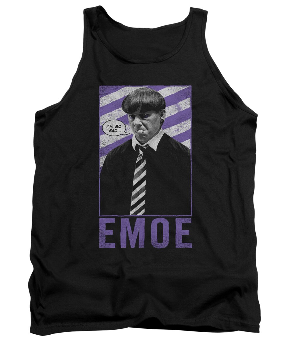 The Three Stooges Tank Top featuring the digital art Three Stooges - Emoe by Brand A