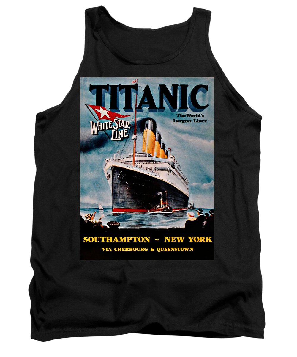 Titanic Tank Top featuring the photograph Titanic - Unthinkable by Richard Reeve