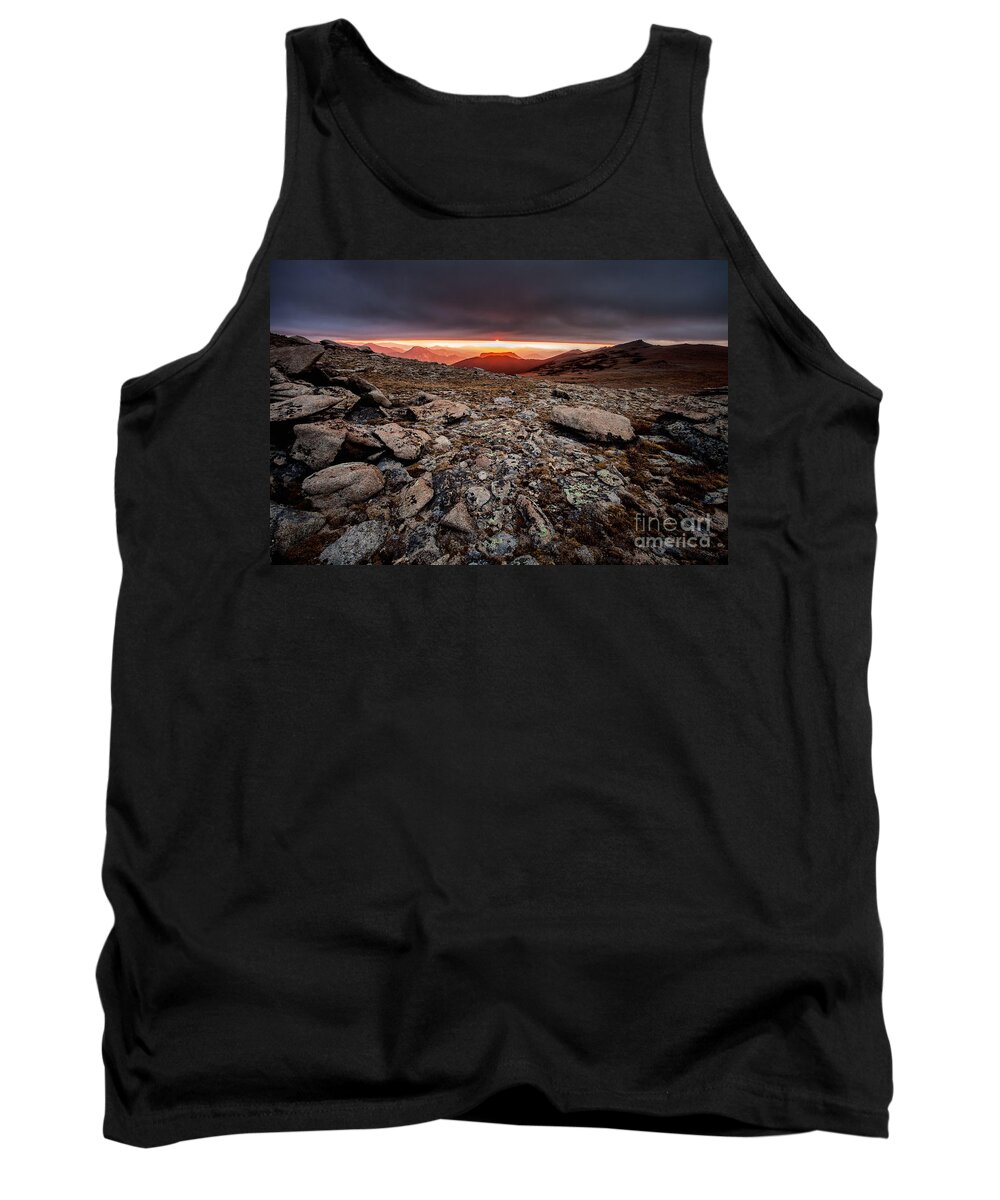 Nature Tank Top featuring the photograph Tombstone Sunrise by Steven Reed