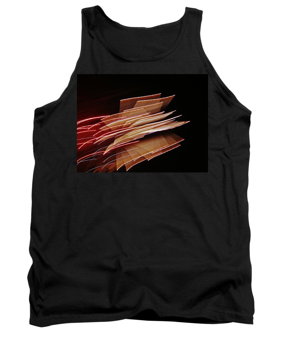 Night Photography Tank Top featuring the photograph Transition by Guillermo Rodriguez