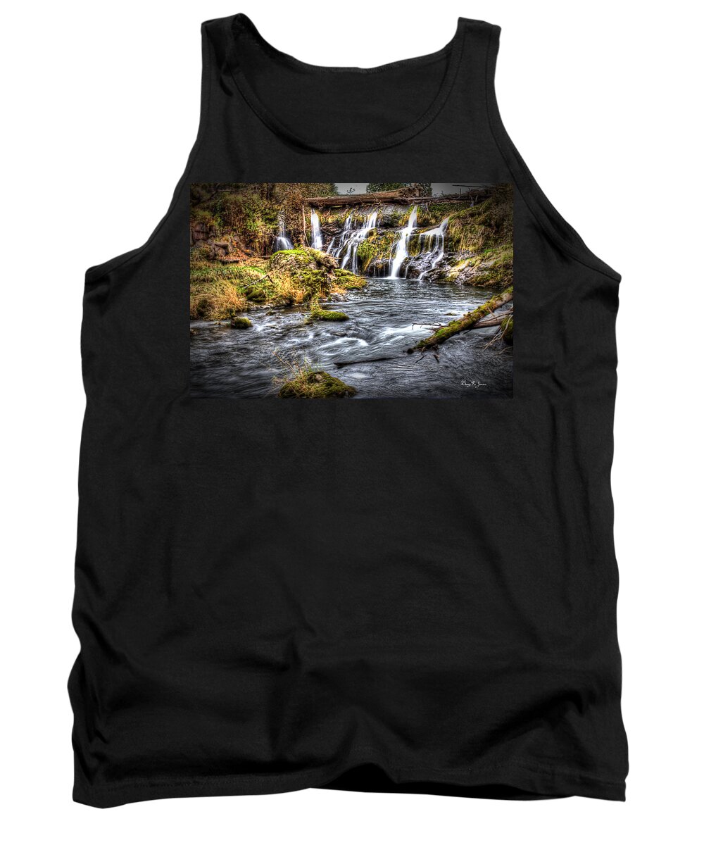Tumwater Tank Top featuring the photograph Tumwater Falls by Barry Jones