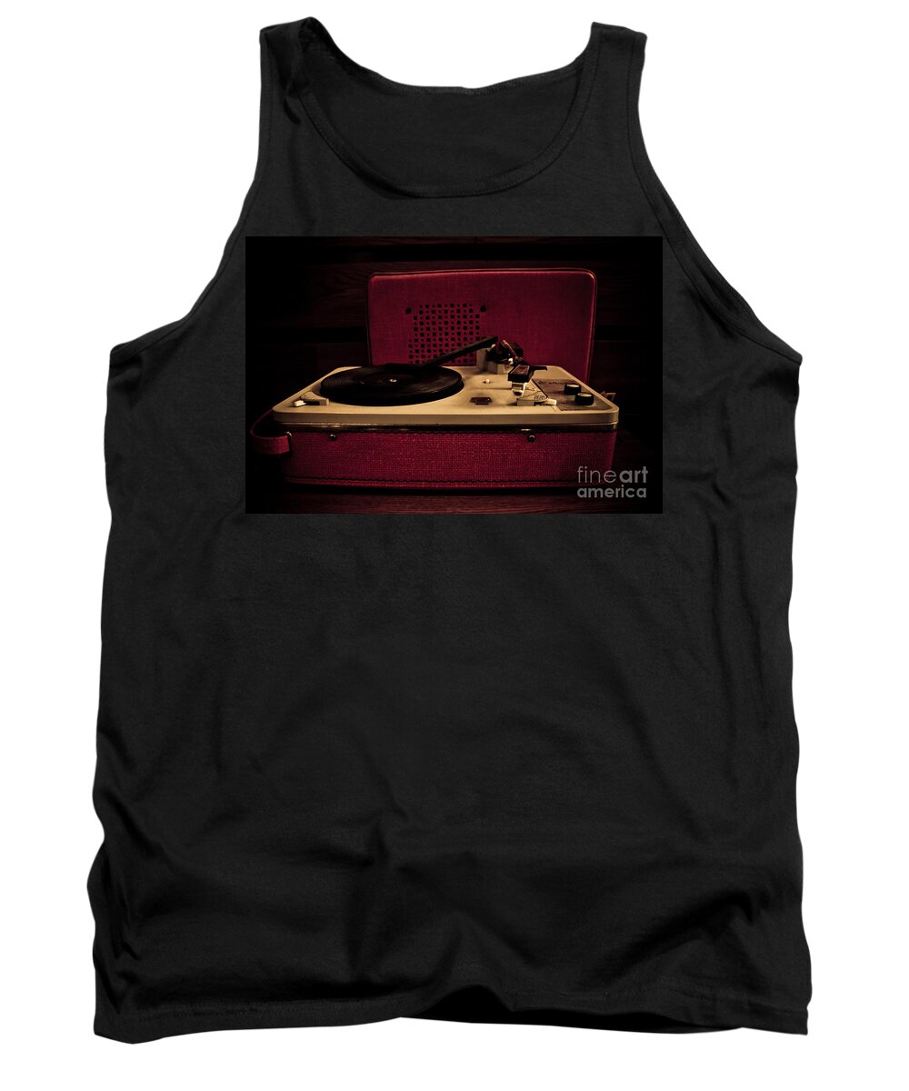 Gramophone Tank Top featuring the photograph Tunes From Yesterday by Brothers Beerens