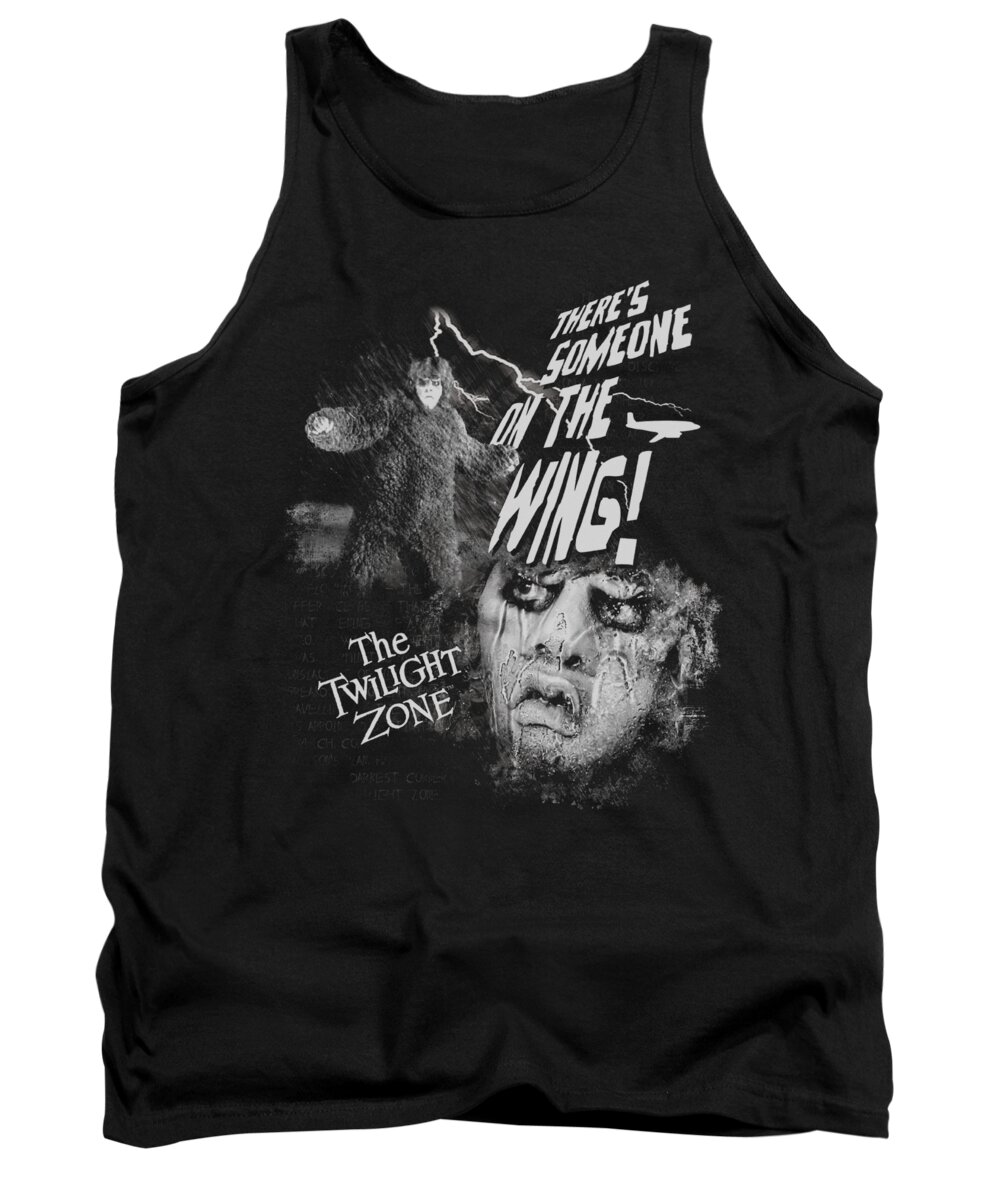  Tank Top featuring the digital art Twilight Zone - Someone On The Wing by Brand A