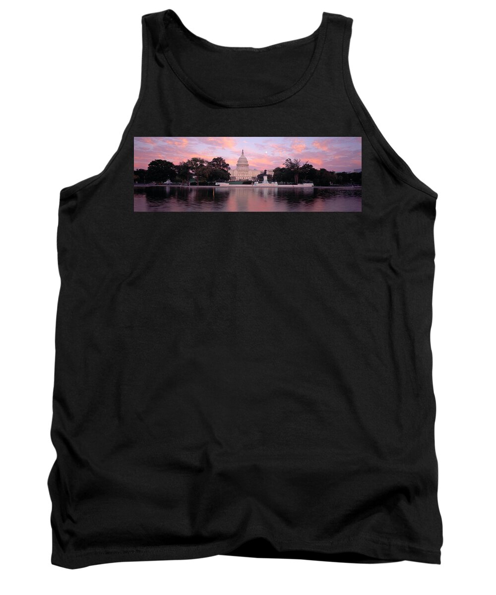 Photography Tank Top featuring the photograph Us Capitol Washington Dc by Panoramic Images