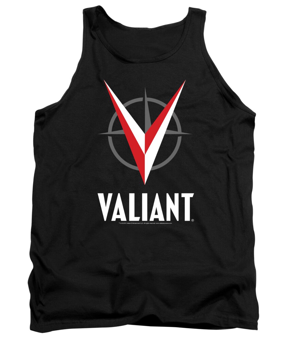 Tank Top featuring the digital art Valiant - Logo by Brand A