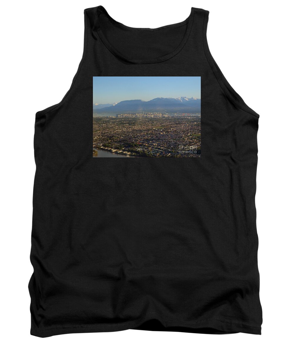 Vancouver Tank Top featuring the photograph Vancouver at a Glance by Vivian Martin