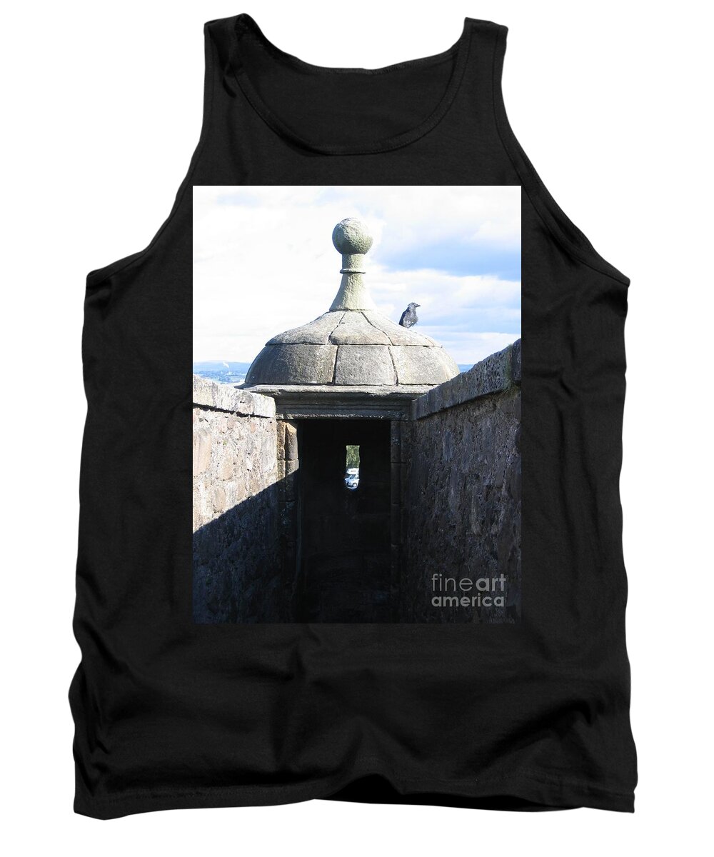 Architecture Tank Top featuring the photograph Vantage Spot by Denise Railey
