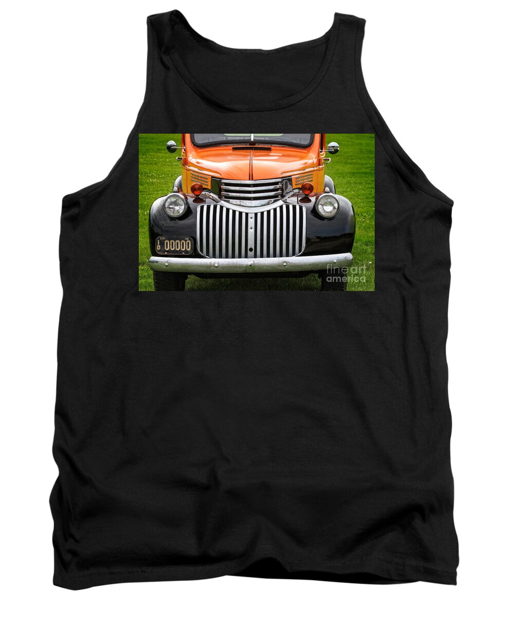 Chevy Tank Top featuring the photograph Vintage Chevrolet Pickup by Jarrod Erbe