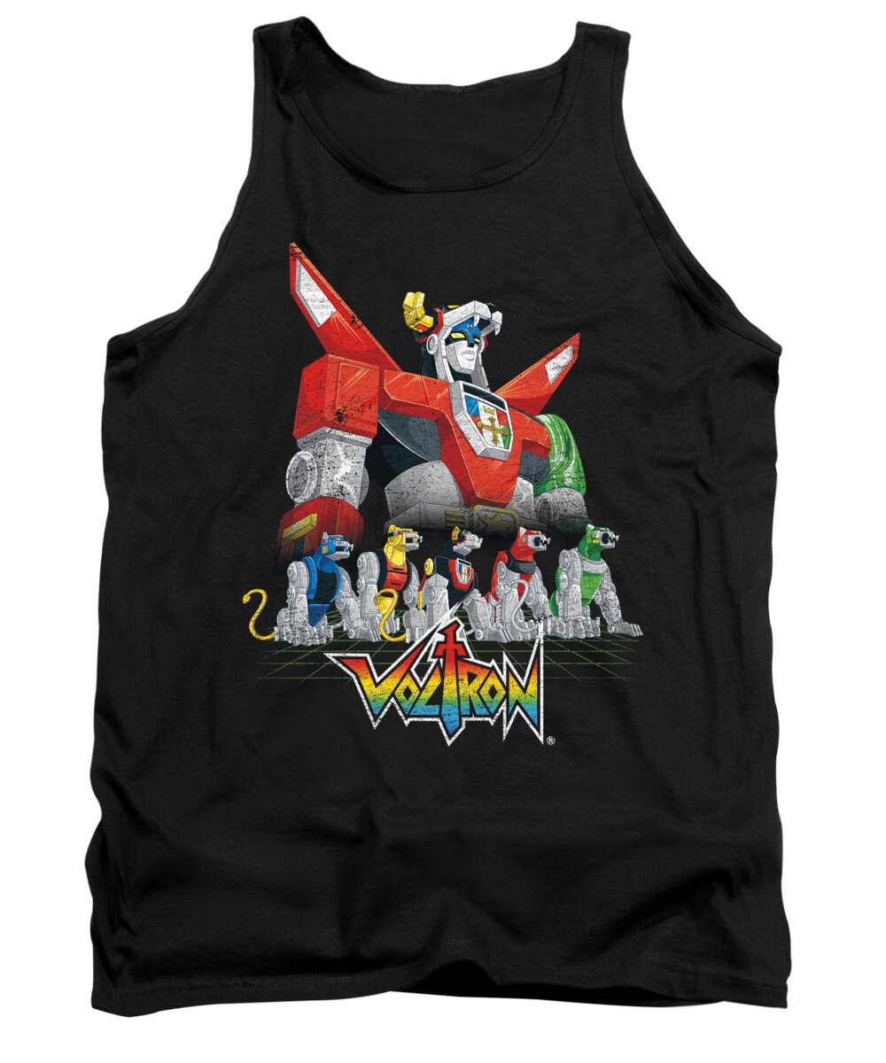  Tank Top featuring the digital art Voltron - Lions by Brand A