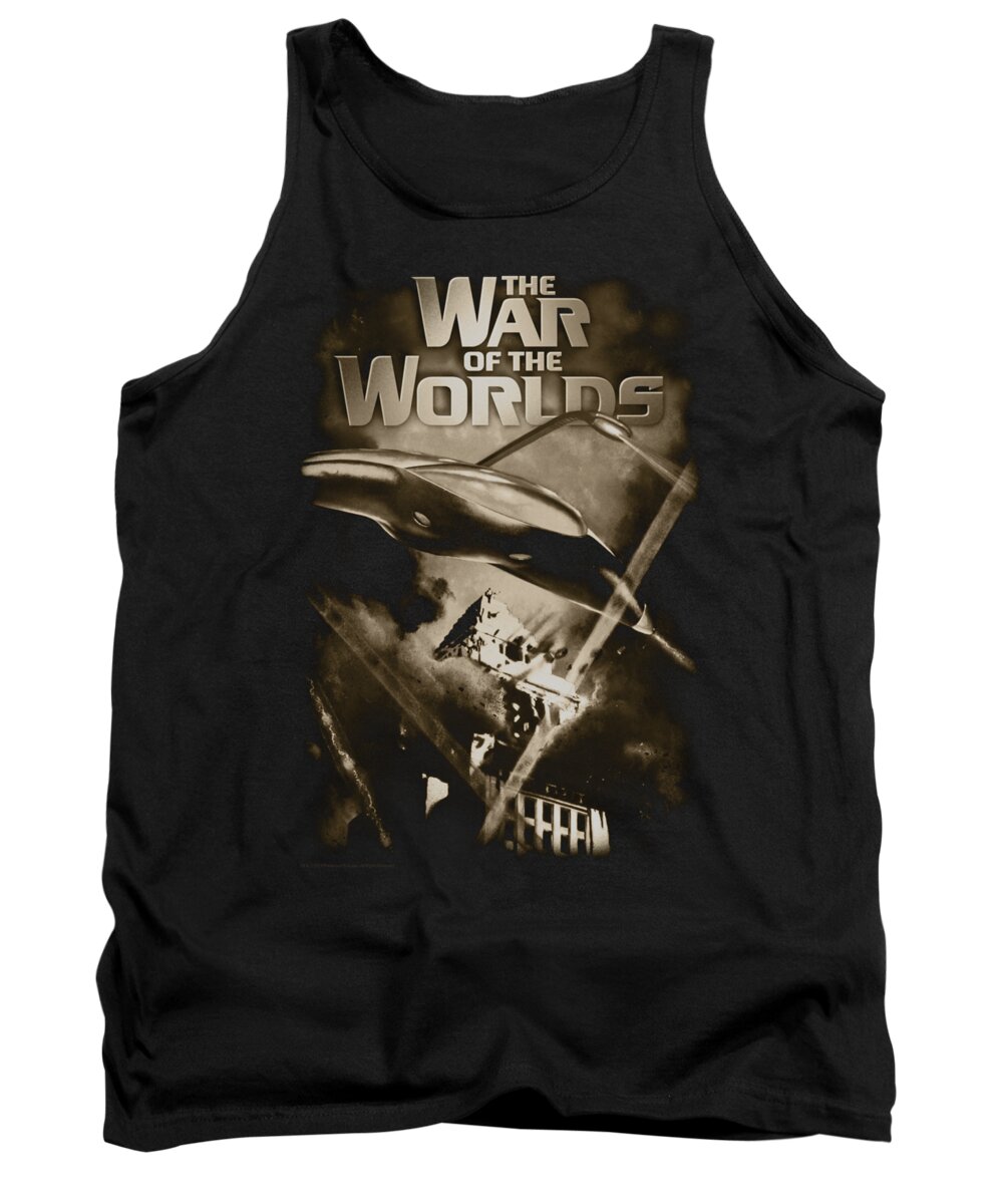  Tank Top featuring the digital art War Of The Worlds - Death Rays by Brand A