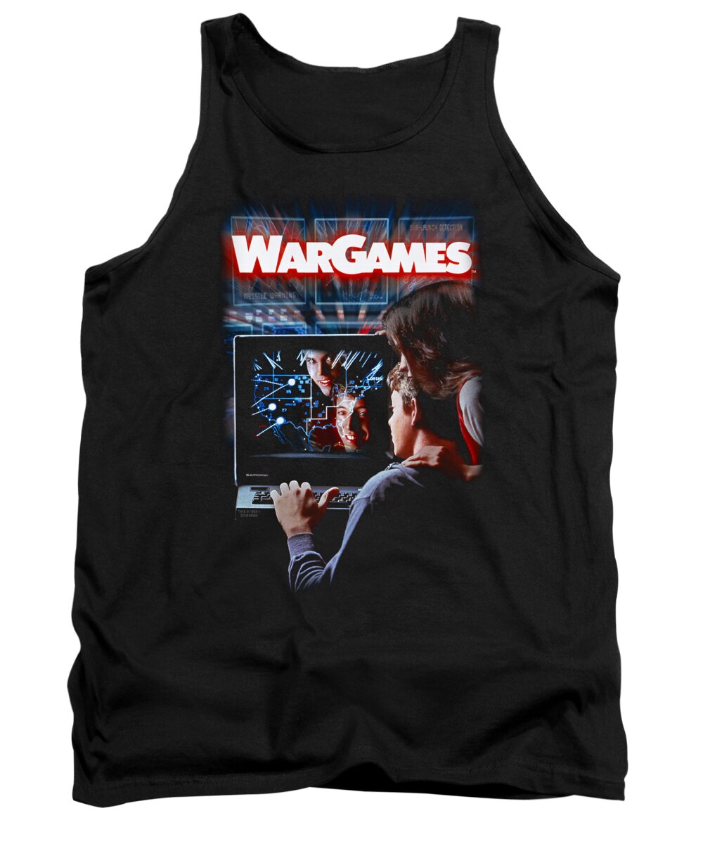  Tank Top featuring the digital art Wargames - Poster by Brand A