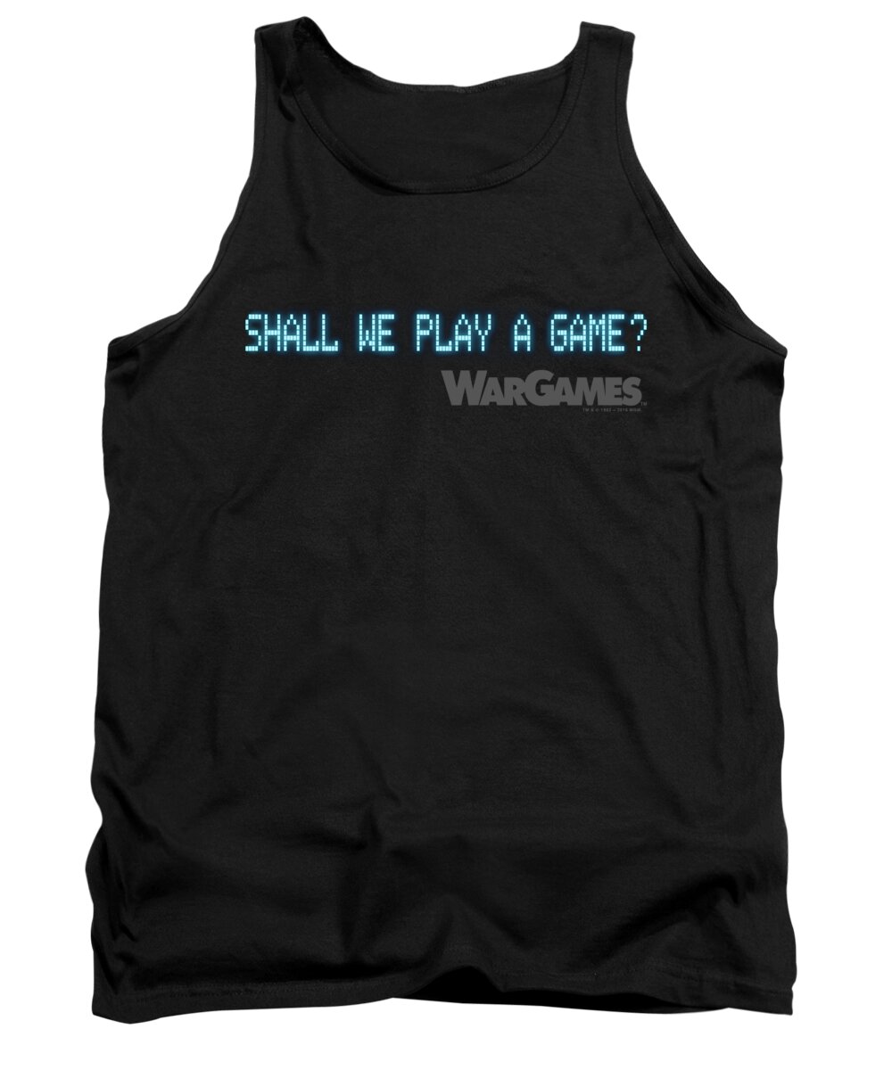  Tank Top featuring the digital art Wargames - Shall We by Brand A