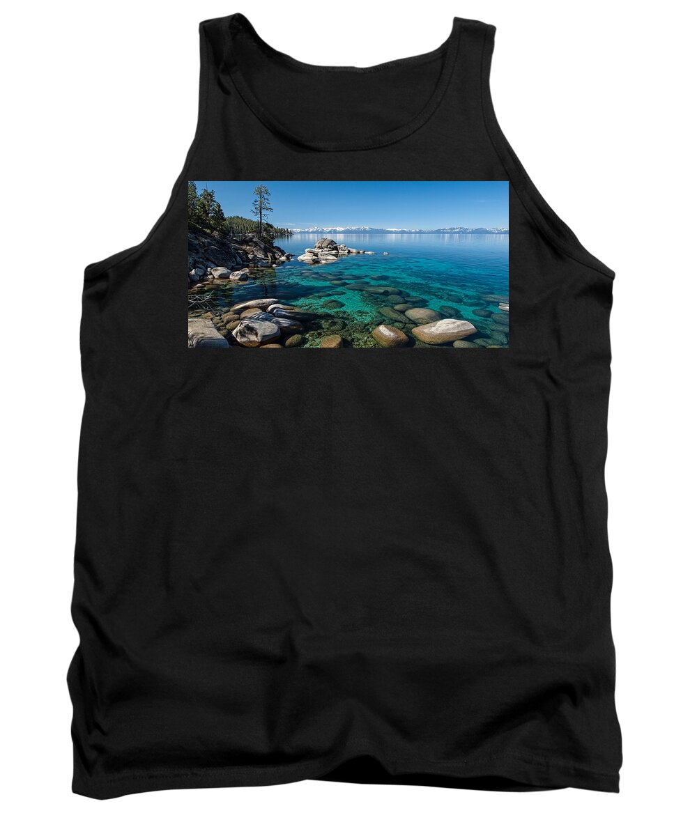 Lake Tahoe Waterscape Tank Top featuring the photograph Waterscape P5127093 by Martin Gollery