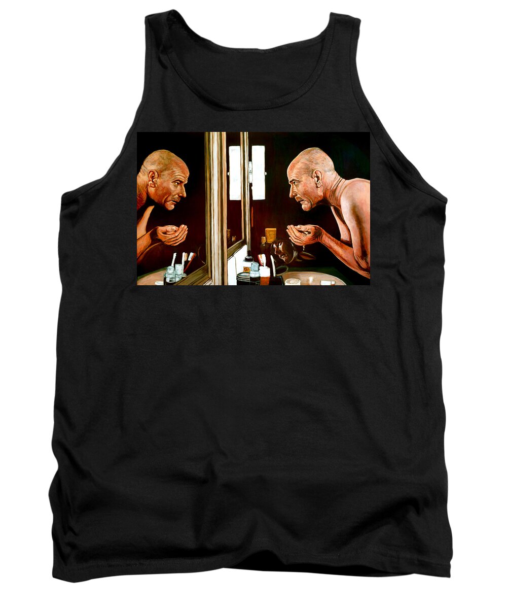 Breaking Bad Tank Top featuring the painting What Now? by Tom Roderick